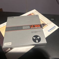 Philips LP 1800 ultra ferro tape on metal 7"reel.