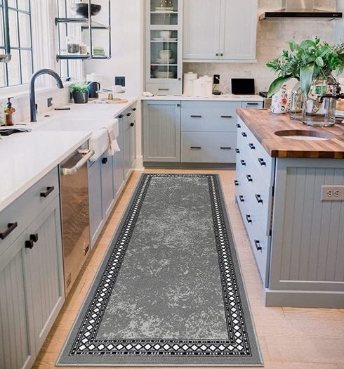 Runner Rug for Entryway 65x240cm Extra Long Hallway Rug Runner Non Slip Backing Area Rug Runner Washable Floor Carpet Runner for Living Room Bedroom Laundry Room Kitchen Room (FREE POSTAGE)