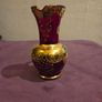 Vintage Murano Gold Flower Jug Image 7