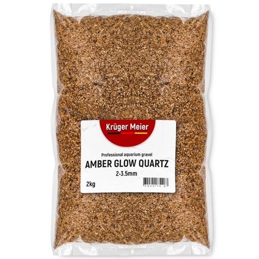 Aquarium Gravel KM Amber Glow Quartz 2Kg