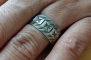 Sterling Silver Ring - Size P - Stamped for Silver (S26)