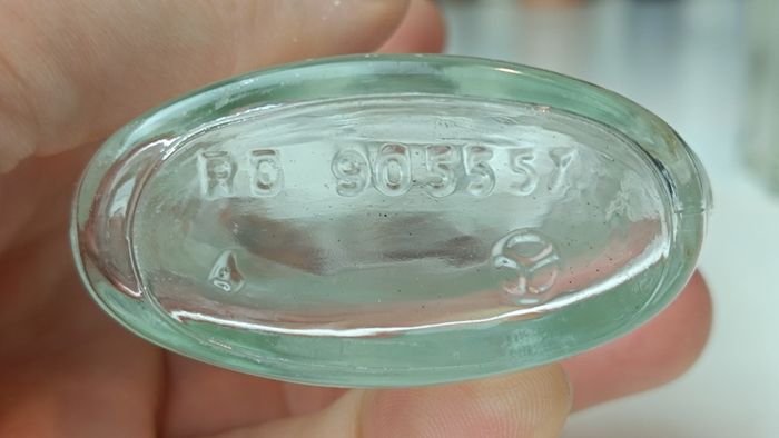492 - Set of 7 Vintage Clear Glass Screw Cork Top Collectible Decorative Bottles