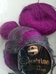 New 77% mohair knitting