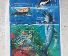 STAMPS - France - Marine Animals