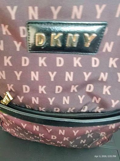 DKNY Signature Monogram Mini Backpack