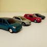 Model cars Mercedes, Renault, Volvo, VW Golf Image 2