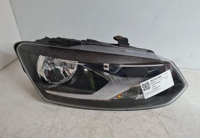 Volkswagen Polo Right Headlight Halogen Driver Hatchback 6r2941008f