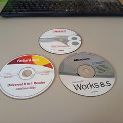 Microsoft Works 8.5 & Nero essentials 8 - CDs