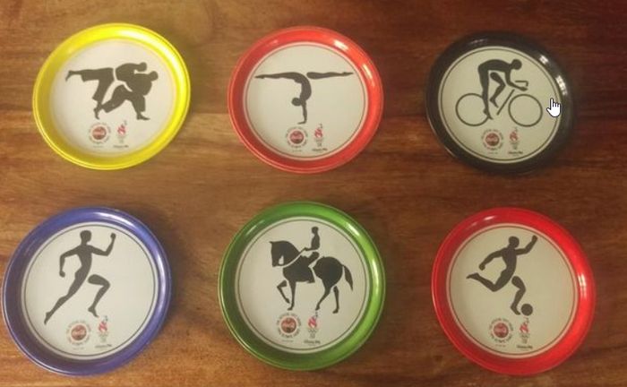 Coca Cola coasters (1996 Atlanta Olympics) collectables RARE