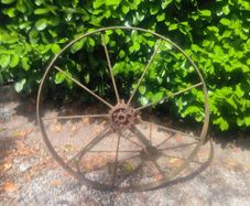 cast iron wheels