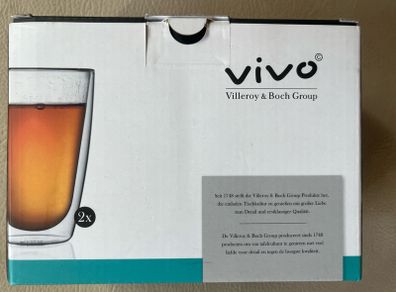 Villeroy & Boch Vivo Double Walled Glasses Set of 2 250ml
