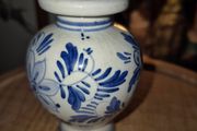 Vintage Delft miniature lidded jar