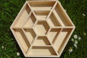 Wooden storage box,Mandala tray, Crystal storage