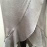 River Island Midi wrap skirt silver Image 6