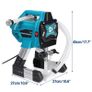 BRAND NEW High-pressure Airless Spraying Machine Professional Spray Gun Paint Sprayer Airbrush Home Painting Tool Image 9
