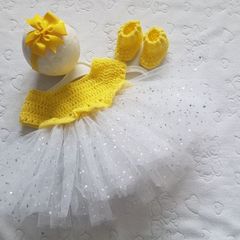 Stunning Handmade tutu dress set 0-3 months