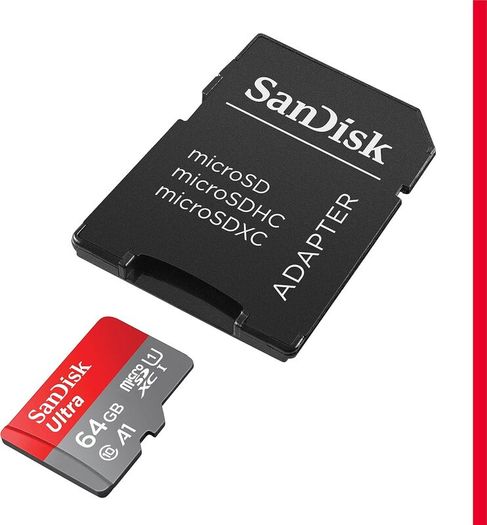 Ultra micro SD cards + SD adapter 64GB (For Android Smartphones and Tablets, Memory card up to 140 MB/s, A1 Faster App Performance, UHS-I, Class 10, U1) (2-pack)