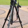 New Aluminum Alloy Expandable Professional Tripod Black Image 7