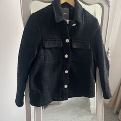 BNWT Next Black Boucle Jacket Size 10