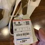 zara girls leather shoes Image 2