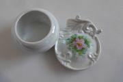 TRINKET POT - Porcelain  - Floral Design