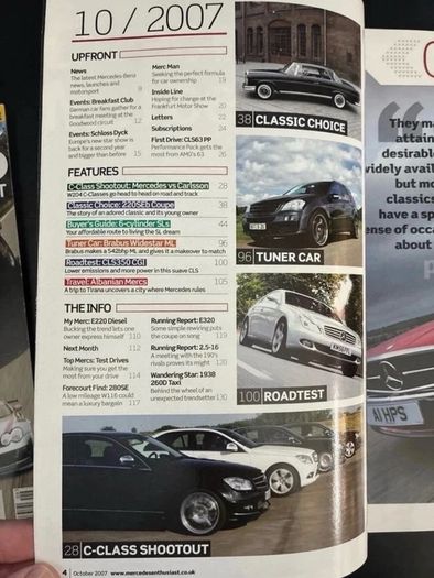 Mercedes Enthusiasts Magazines