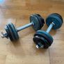 2x 10kg Dumbbells Image 2