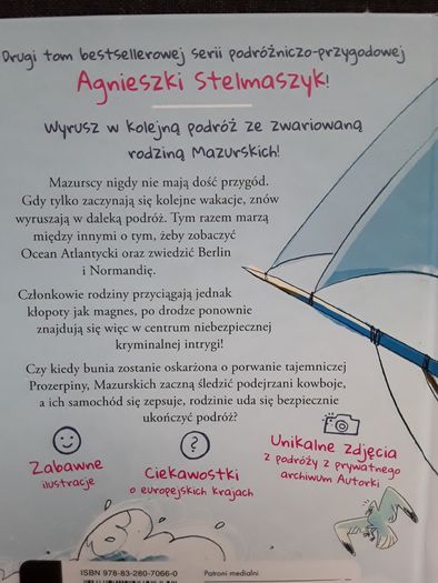 Ksiazka dla dzieci Zestaw nowych ksiazek Agnieszki Stelmaszyk Mazurscy w podrozy