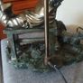 Bronze style table lamp-damage to paint Image 5