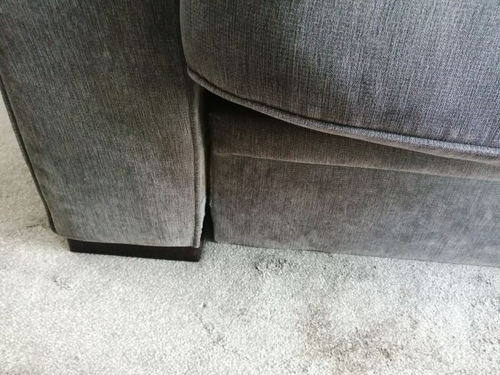 Extra large grey sofa