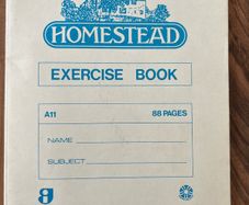 Vintage Homestead Excercise Copybook