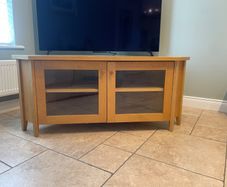 Solid Oak TV Cabinet