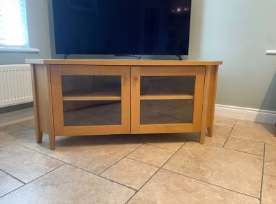 Solid Oak TV Cabinet