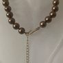 CAROLEE Golden Brown Pearl Necklace Image 4