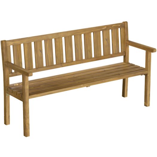 3 Seater Weatherproof Wooden Garden Bench