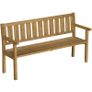 3 Seater Weatherproof Wooden Garden Bench Image 2