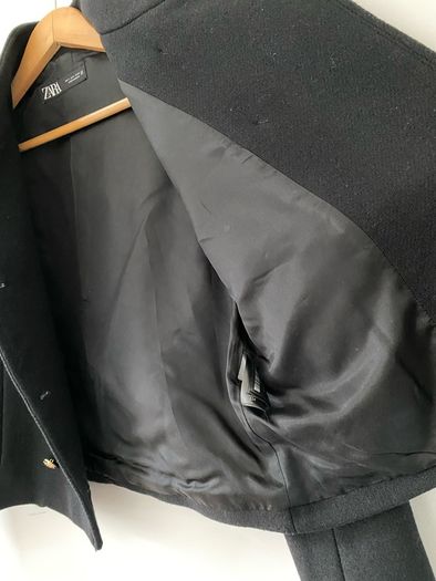 Zara Casual Double Breasted Pea Coat
