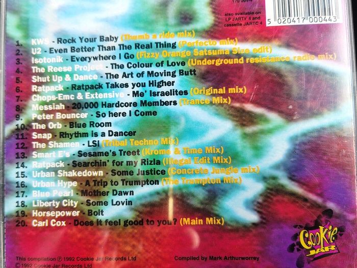 Various - The Rave Gener8tor II CD (1992) 90's House Techno Compilation OUT OF PRINT EX+