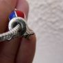 Pandora Sterling Silver 925 Multi Stone Charm Bracelet 12 Charms Image 4