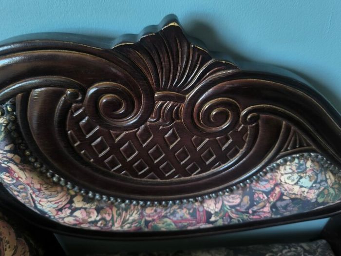 Antique telephone seat