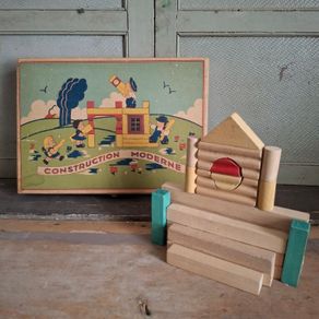 1950's French Building Blocks