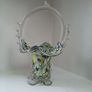 Italian Murano Art Glass Basket Image 4