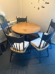 Dining table and chairs