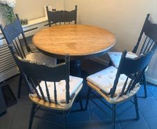 Dining table and chairs