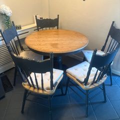 Dining table and chairs