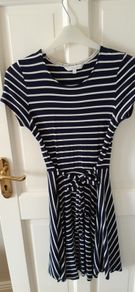 Navy Stripe girls age 11-12 dress Jasper Conran