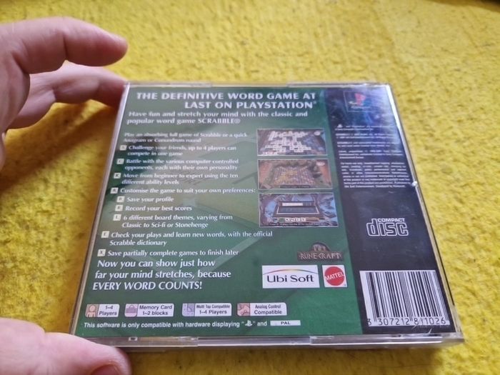 Scrabble PlayStation1 Ps1 Games Original