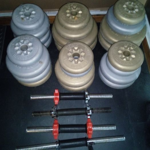 55 Kg York Gym Weights Joblot Bundle - Collect