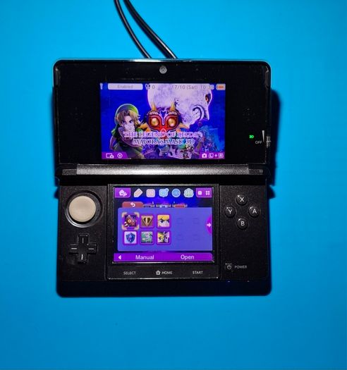 3DS Cosmic Black (Modded)