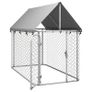 Outdoor Dog Kennel with Roof 200x100x150 cm Image 4